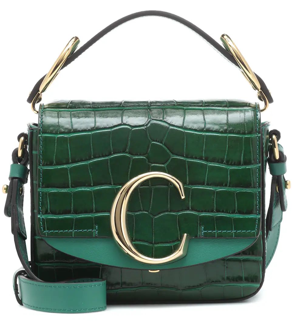Chloé C Mini leather shoulder bag | Mytheresa (UK)