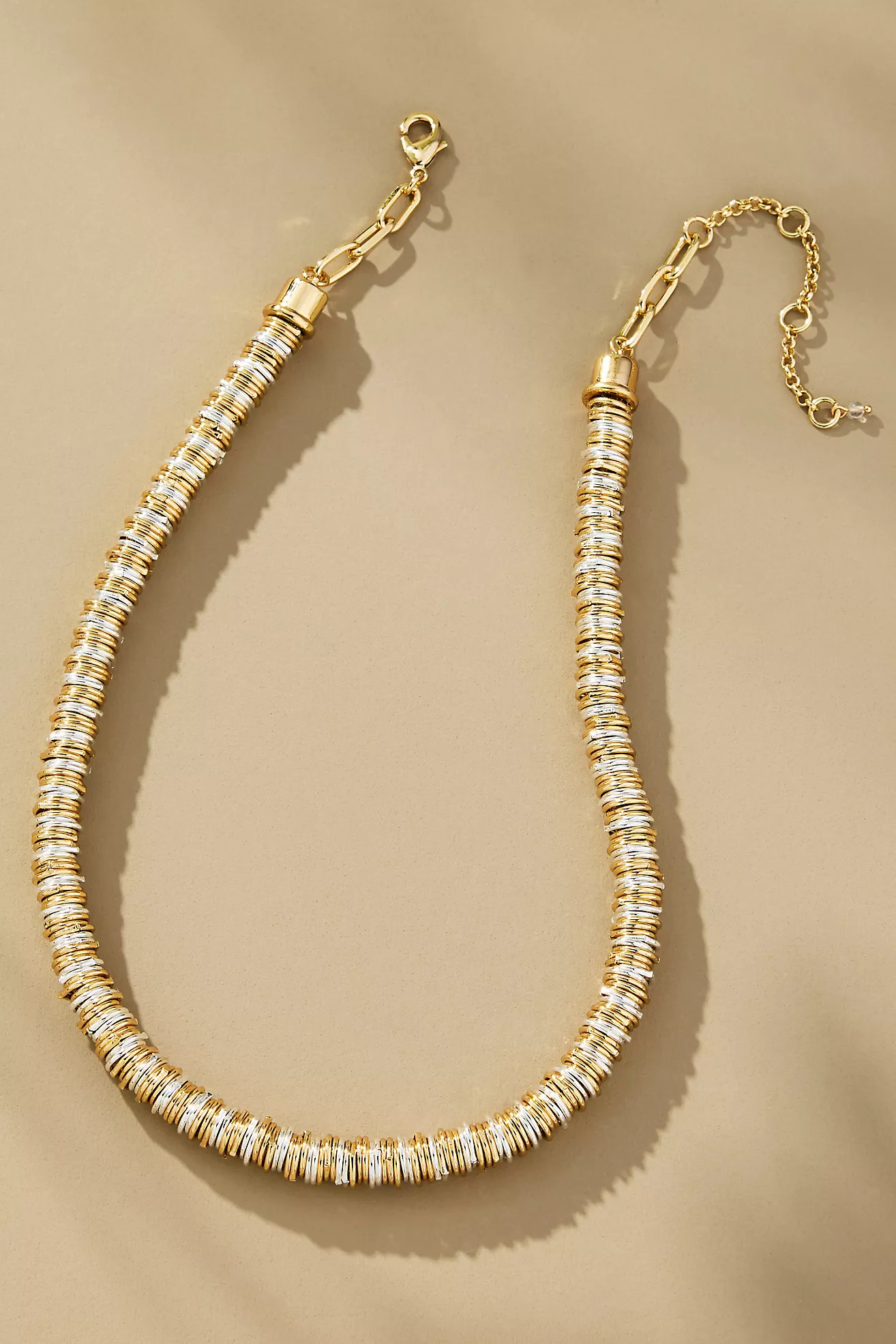Mixed Metal Short Necklace | Anthropologie (US)