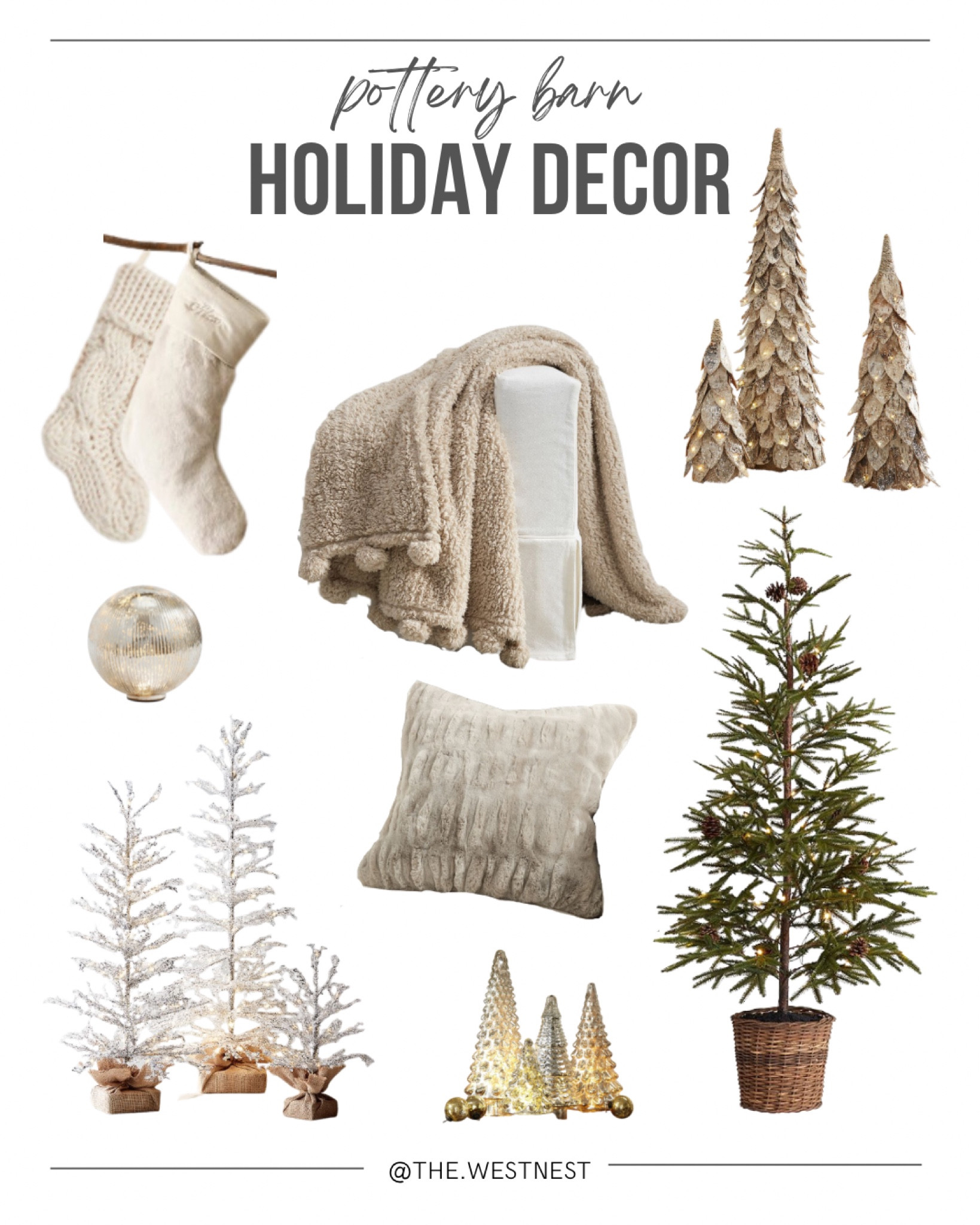 Pottery Barn holiday decor!

#LTKSeasonal #LTKhome #LTKHolidaySale