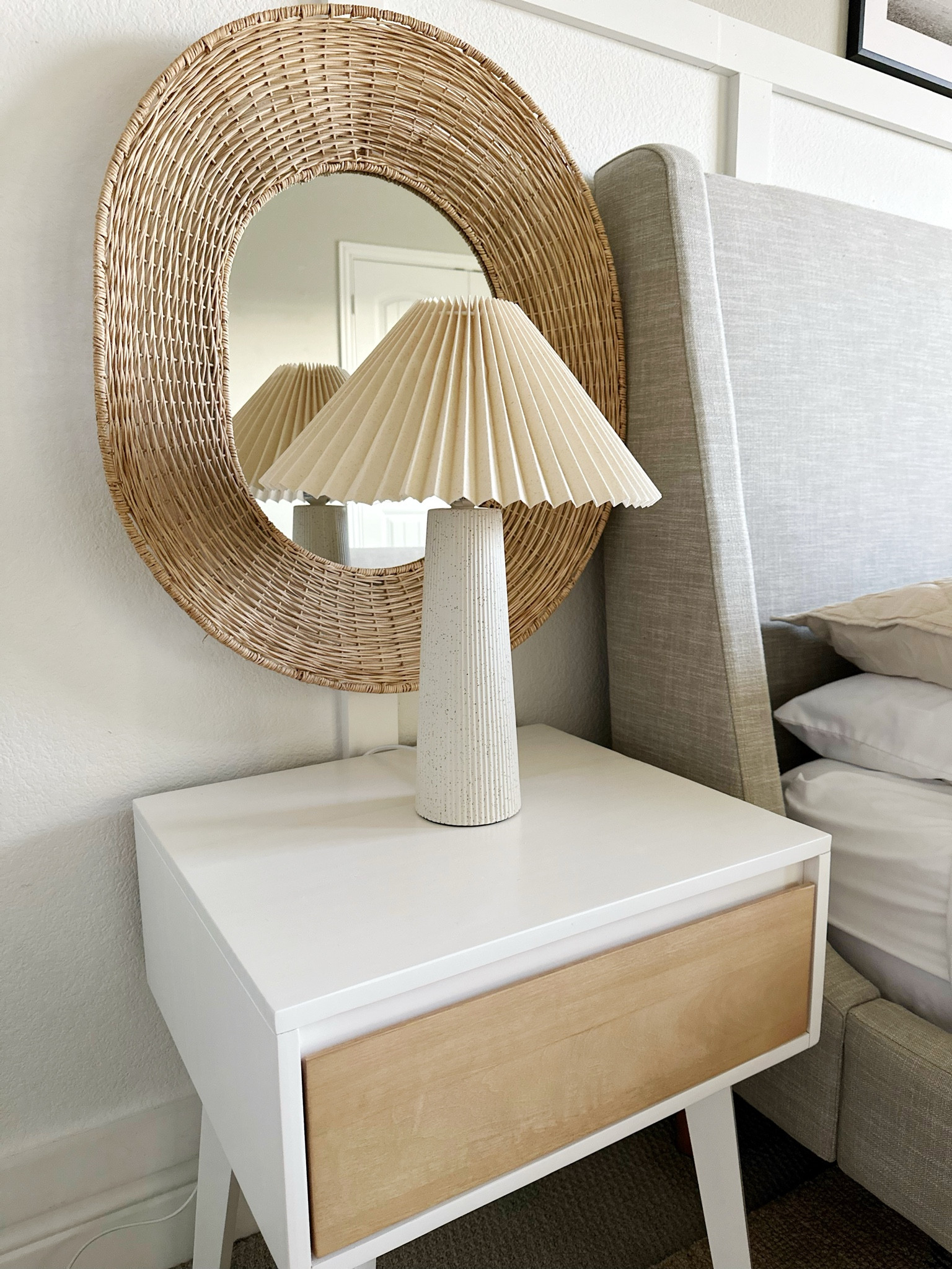 #walmartpartner The prettiest lamp! The accordion shade and speckled base makes it such an eye-catching piece. @walmart #walmarthome 

#LTKFindsUnder50 #LTKSeasonal #LTKHome