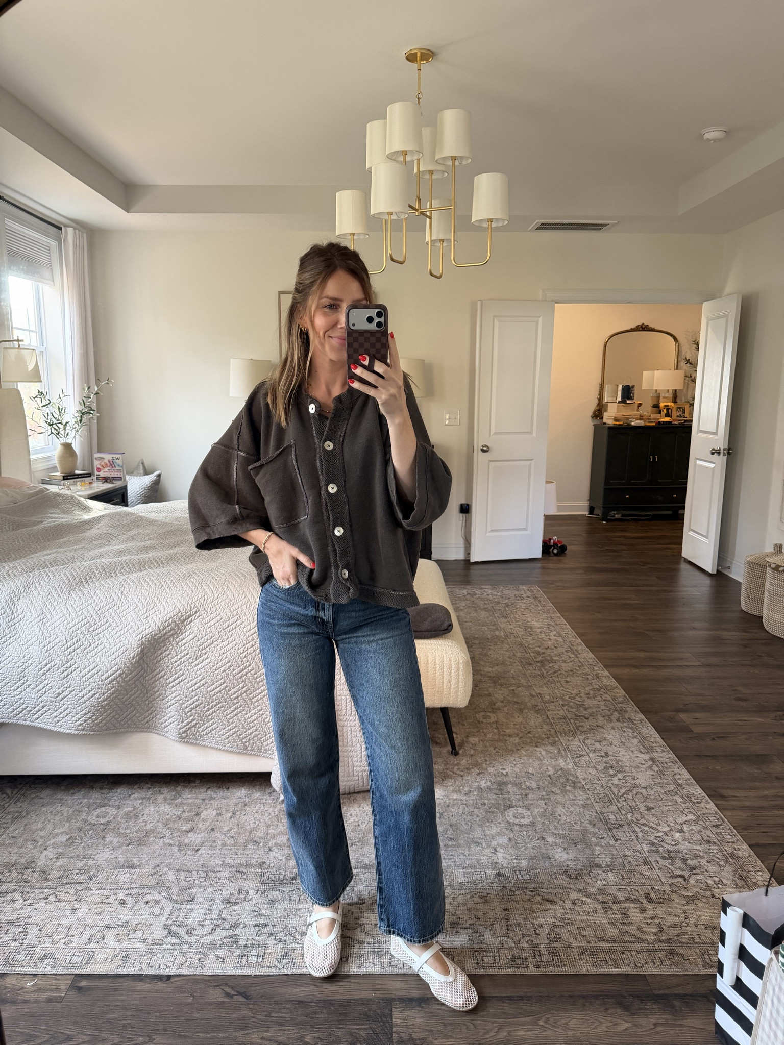 Love this oversized cardigan (wearing my usual S)  

 #LTKootd