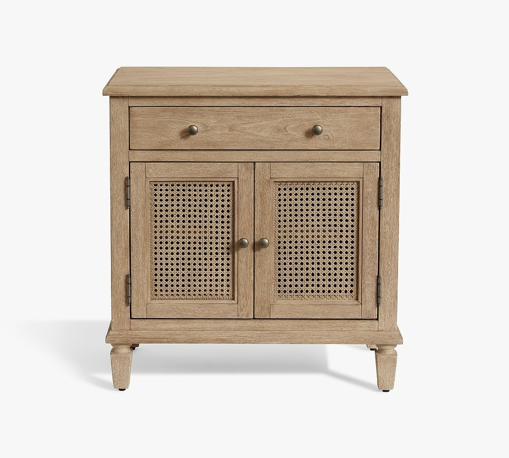 Sausalito Cane Cabinet Nightstand (28") | Pottery Barn (US)
