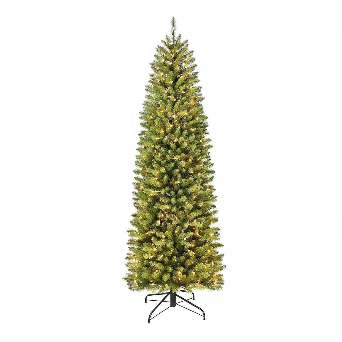 Puleo International 6-ft. Pre-Lit Fraser Fir Pencil Artificial Christmas Tree | Kohl's