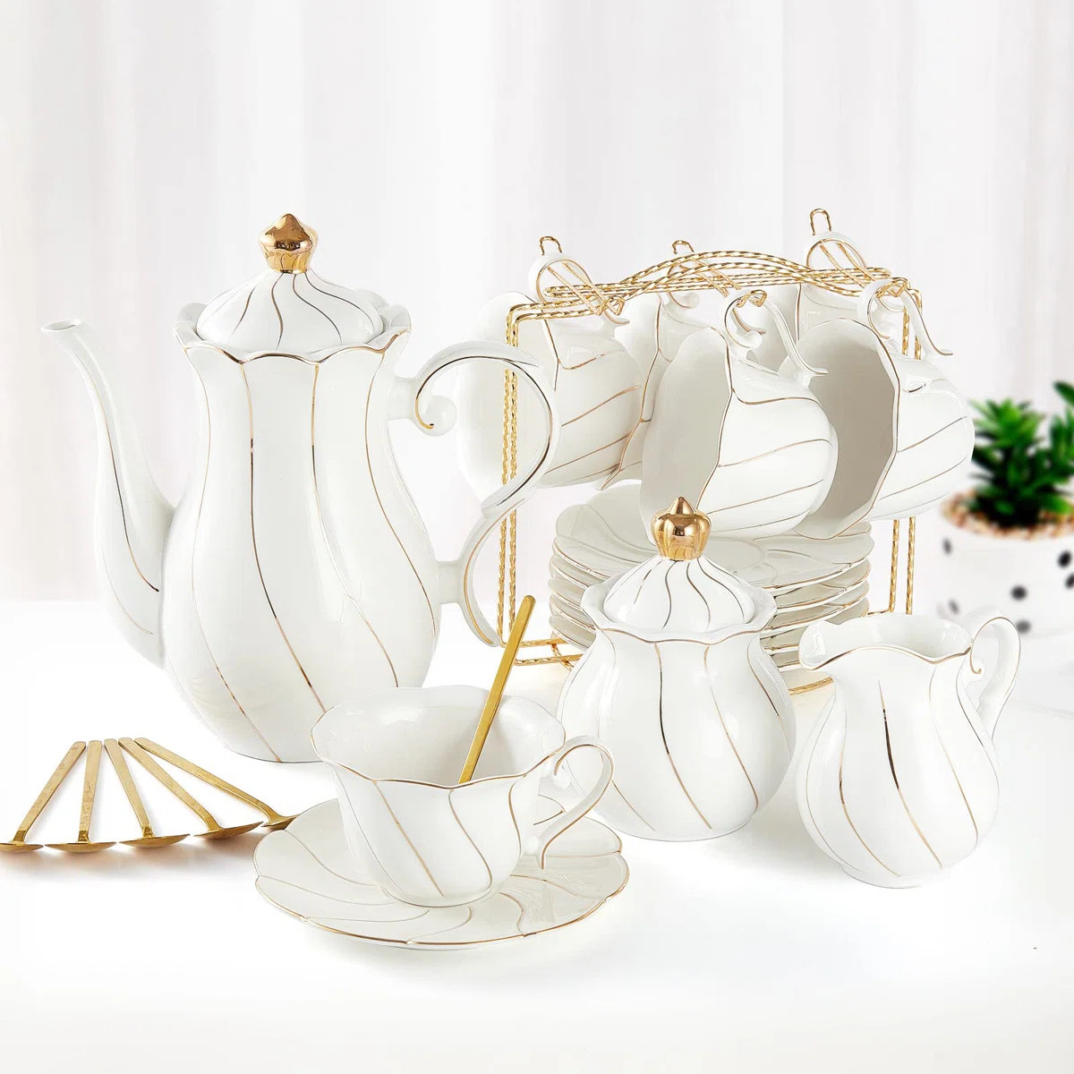 HIGEMZ 47oz. Teapot Set | Wayfair North America