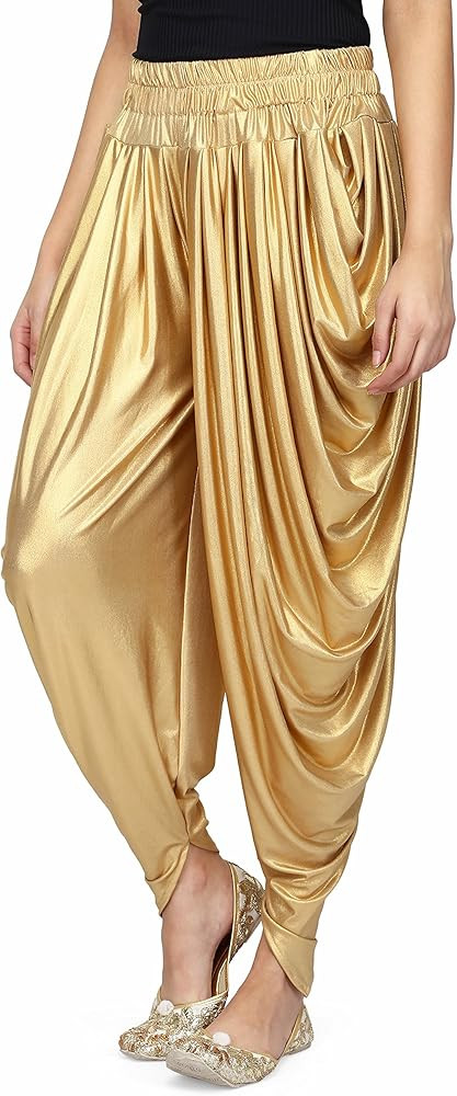 Shimmer Relaxed Yoga Fitness Active and Dance Wear Dhoti Pants for Women | Amazon (US)