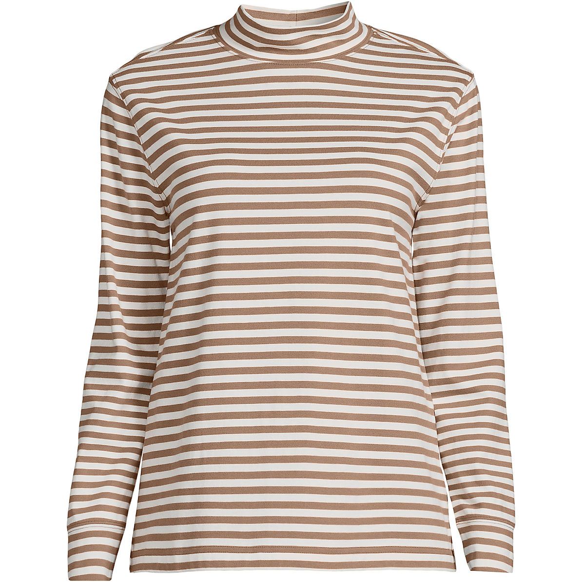 Women's Long Sleeve Super T Mock | Lands' End (US)