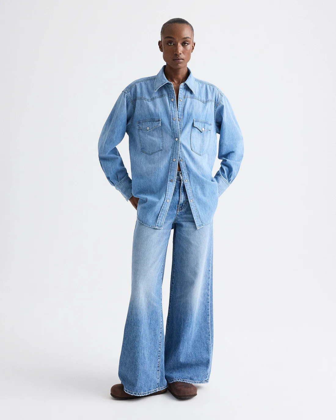 Tiny Dancer Jean in Vintage Wash Denim | TWP