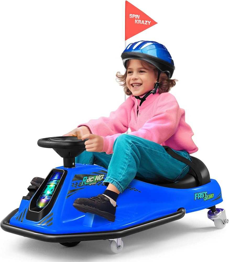JOYLDIAS 360 Degrees Rotating Ride On Drift Car, 24V Electric Drifting Go Kart for Kids with High... | Amazon (US)