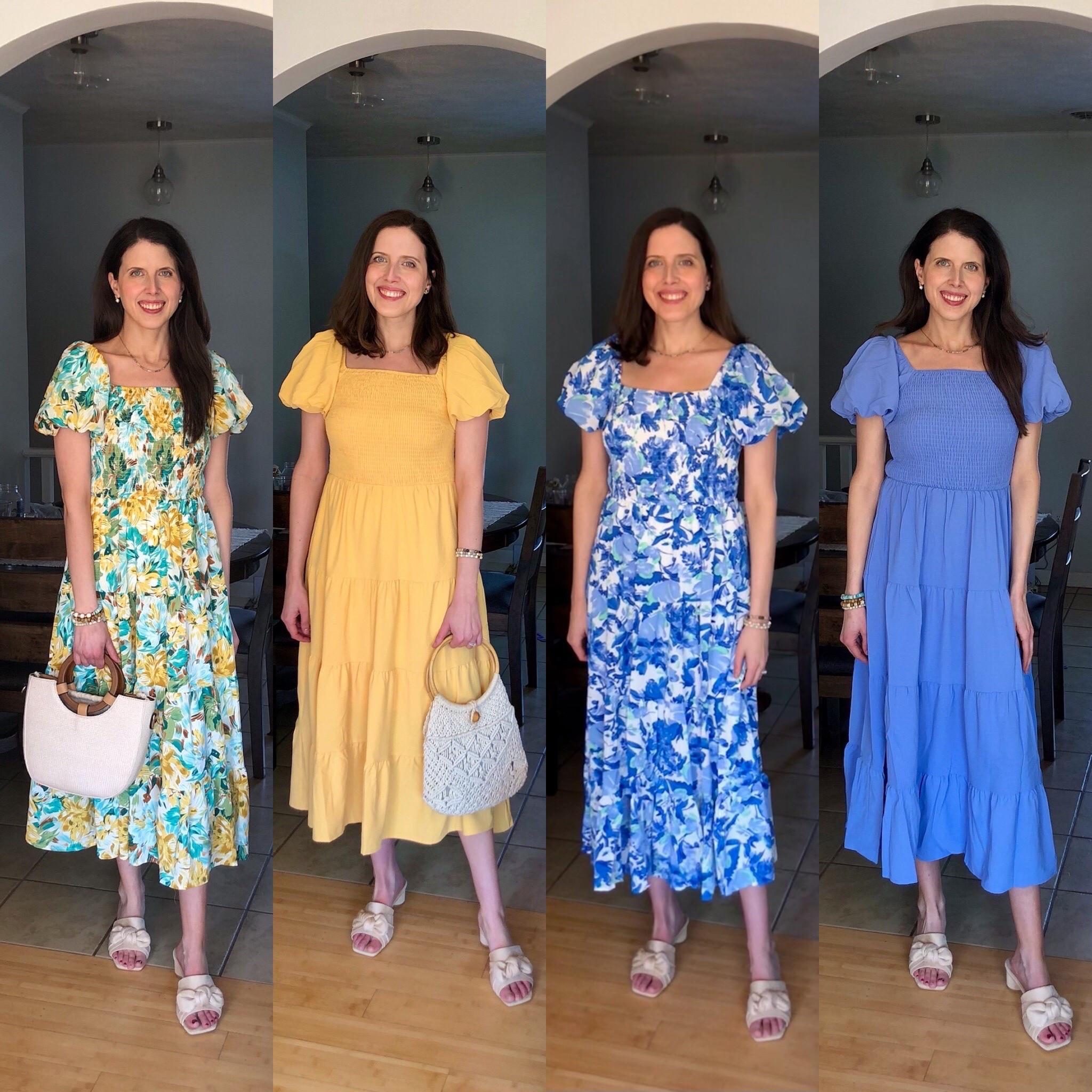 Easter dresses print and solid love the puff sleeve￼🌸

Easter dress for women
Amazon dresses
Spring outfit 2026



#LTKSaleAlert #LTKSeasonal #LTKootd