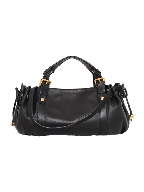 GERARD DAREL 12H Mini Leather Shoulder Bag in Black at Nordstrom | Nordstrom