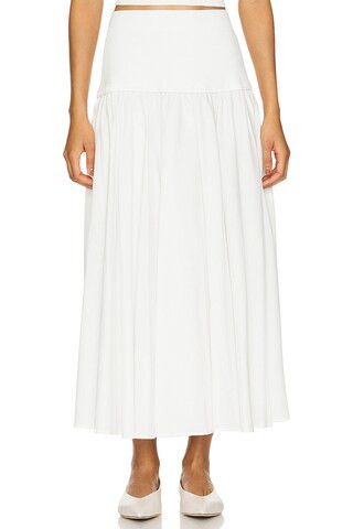 SIMKHAI Stella Maxi Skirt in White from Revolve.com | Revolve Clothing (Global)