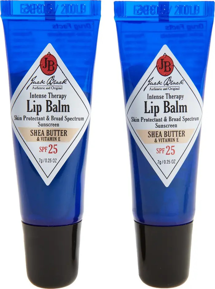 Jack Black Intense Therapy Lip Balm SPF 25 Duo | Nordstrom | Nordstrom