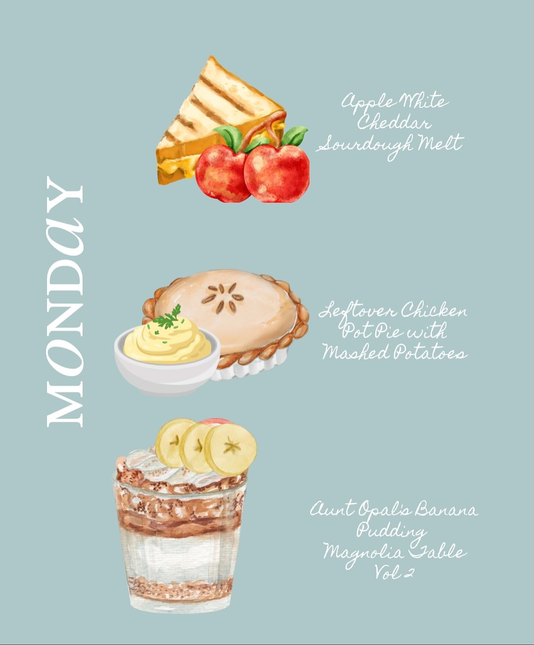 Mondays call for melted cheese, second helpings, and something sweet to end the day. 💛
See what’s cooking on the blog.

What’s on your menu?
Gracefully yours,
🫶🏻 Jeanie Jo

#LTKSeasonal #LTKHome