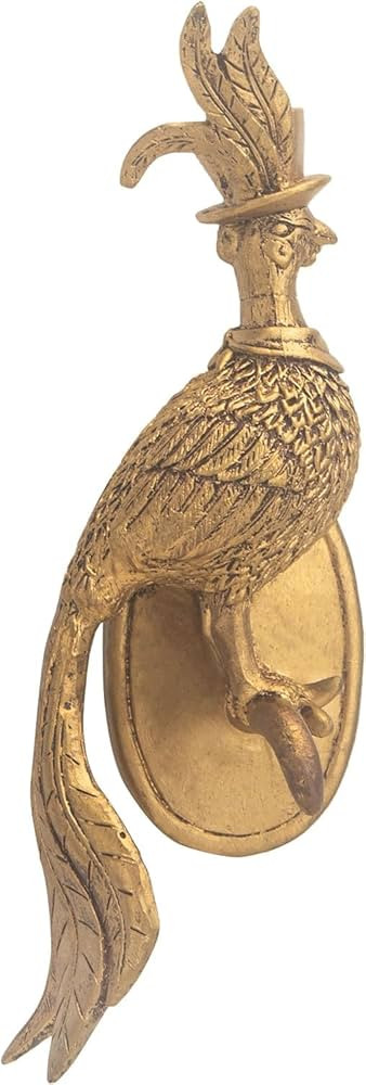 Animal Heads Wall Art Decor, 3D Wall Mount Ornament, Aesthetic Gold Wall Sculpture Home Decor, Re... | Amazon (US)