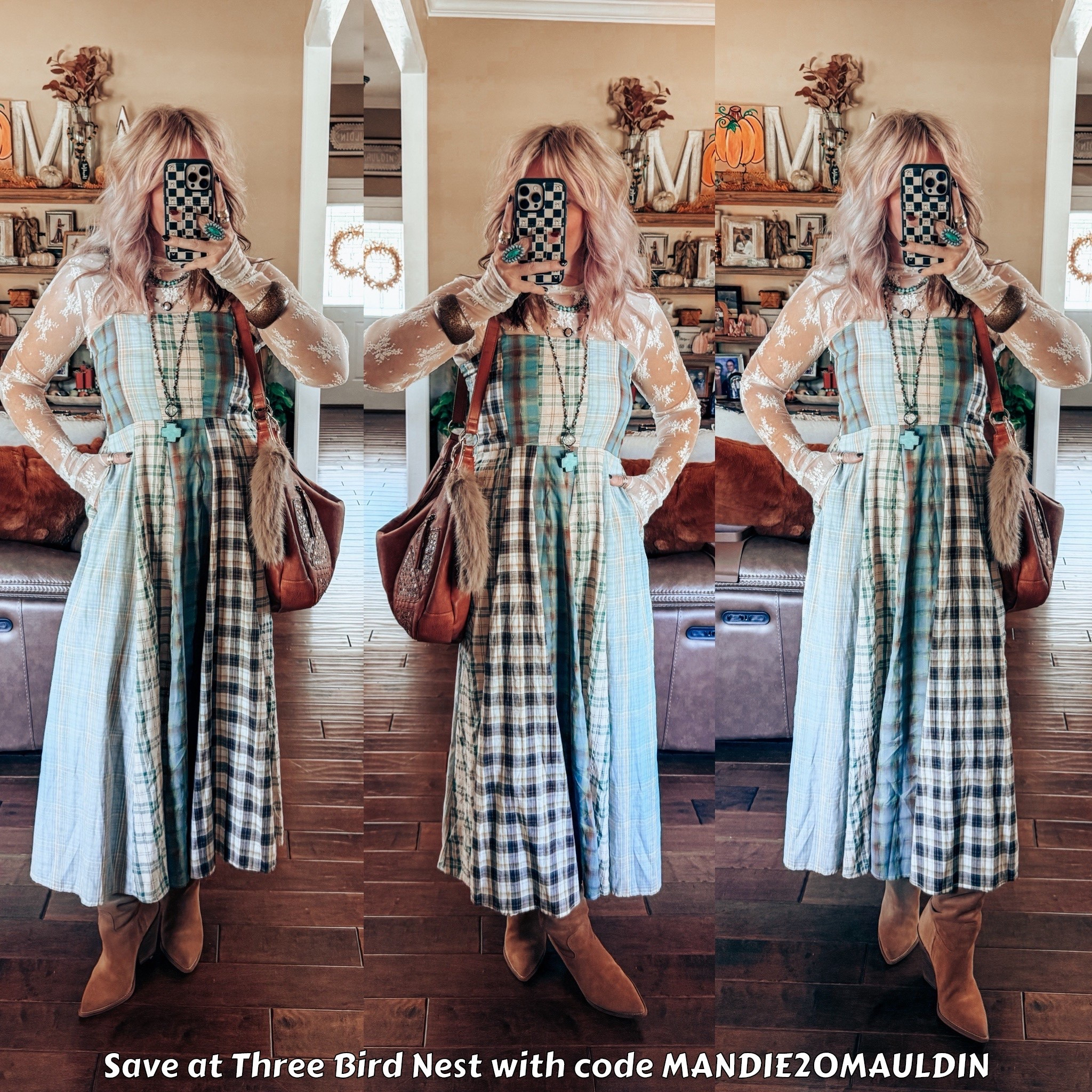 This dress is perfect for wearing alone, layering under with a mesh top, and also layering over with a tshirt, sweater, or denim jacket!  
 Save with code MANDIE20MAULDIN 
@threebirdnest 

#LTKSaleAlert #LTKStyleTip #LTKOver40