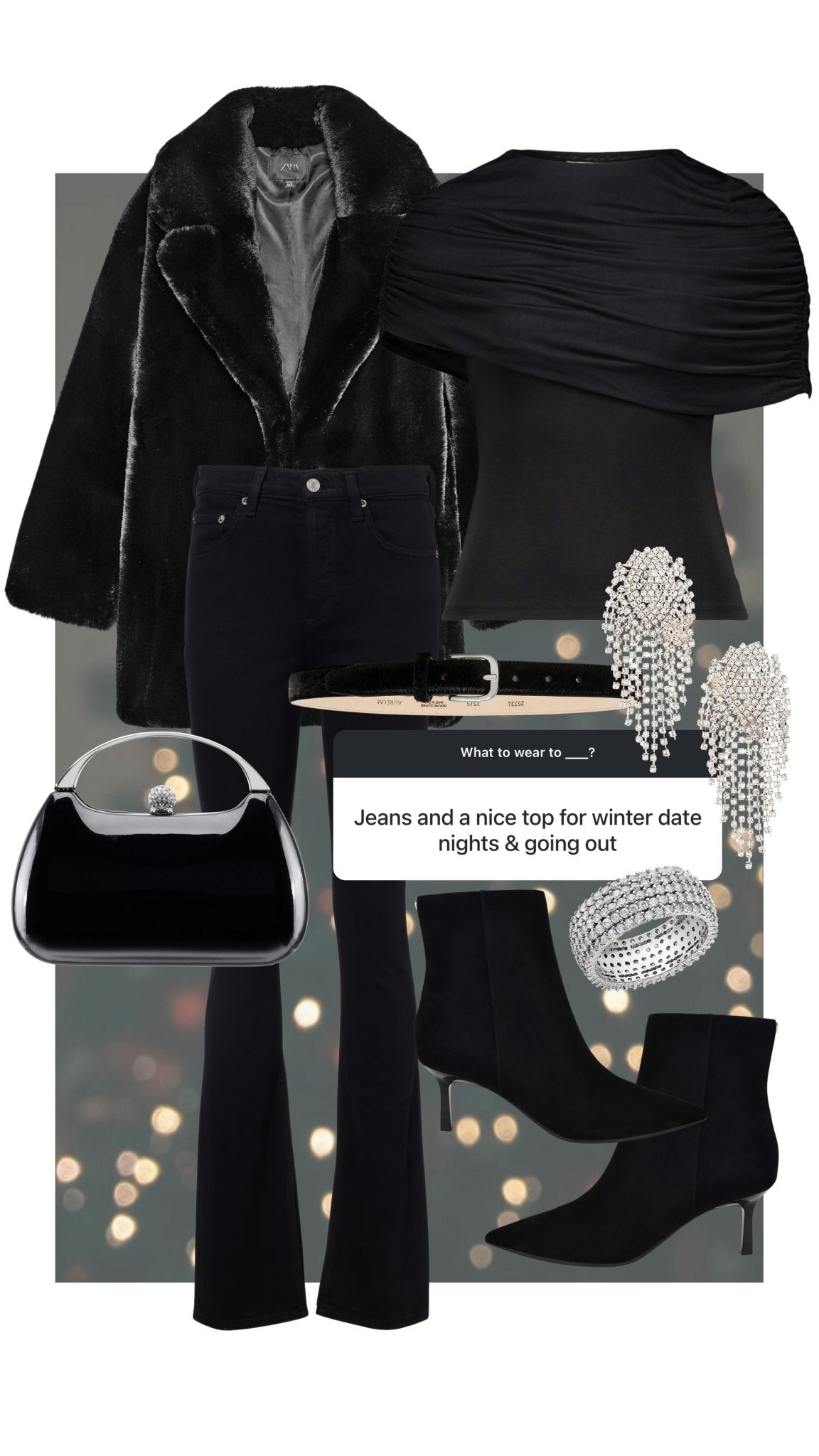 What to wear; during winter to a nice dinner

#kathleenpost

Holiday outfit, holiday fashion, NYE, winter date night, New Year’s Eve party 

#LTKHoliday #LTKSeasonal #LTKootd