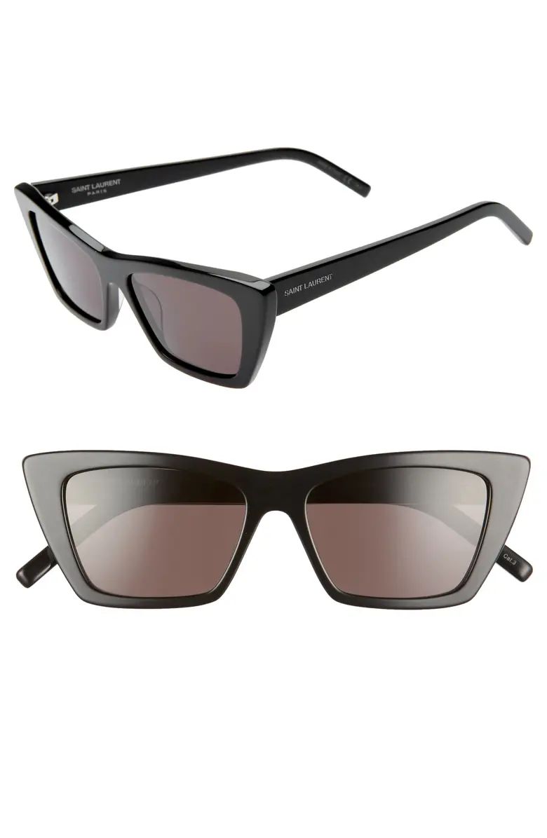53mm cat eye sunglasses saint laurent cheap