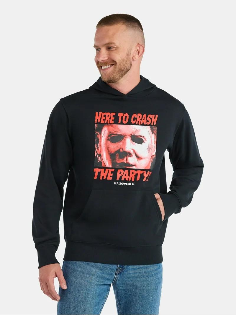 Halloween 2 Men's and Big Men's Graphic Hoodie, Sizes XS-3XL | Walmart (US)