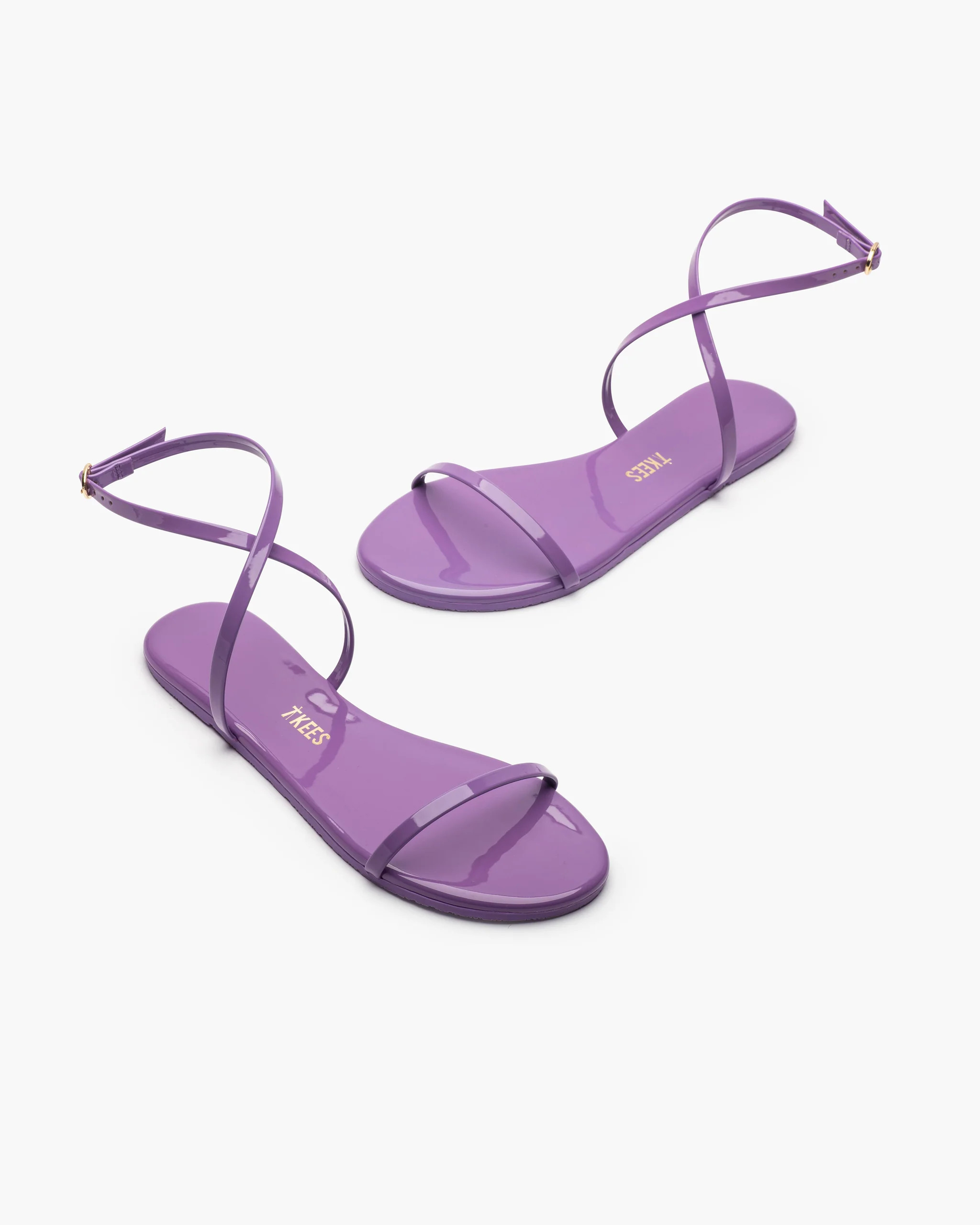 MJ Patent in Bright Lavender | Women's Sandals | TKEES | TKEES