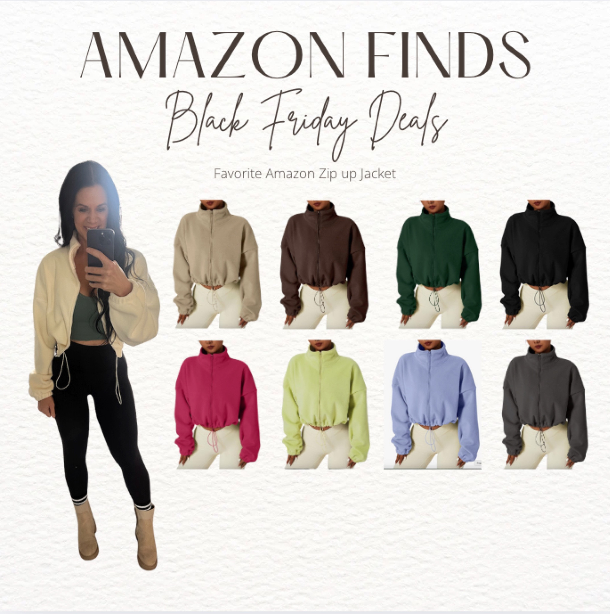 Such a cozy zip up and on sale for Black Friday! 

#LTKActive #LTKFindsUnder50 #LTKSaleAlert