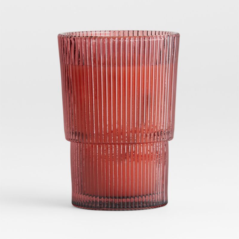 Atwell Merlot Red Stackable Highball Glass + Reviews | Crate & Barrel | Crate & Barrel
