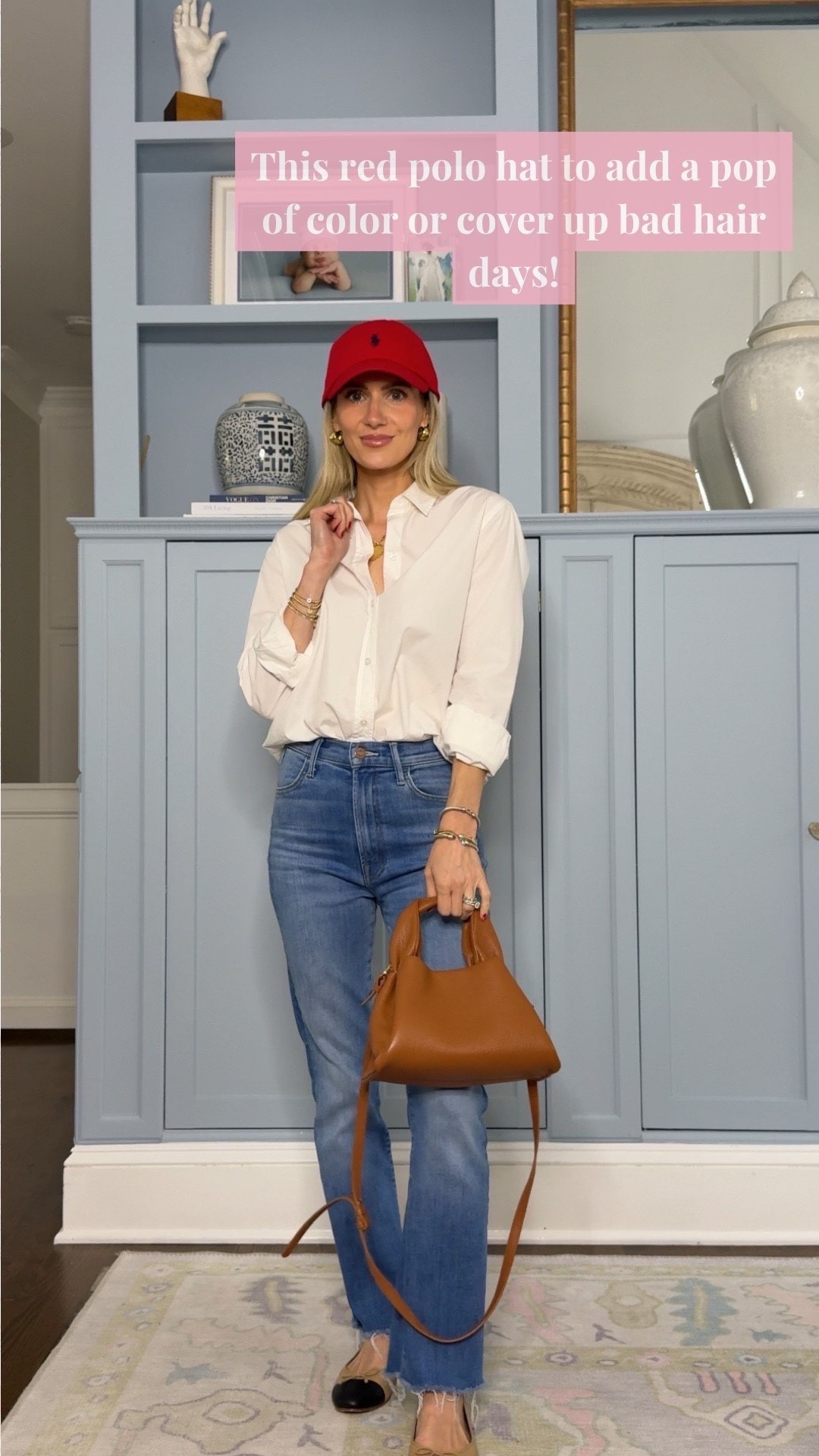 This red hat is the perfect way to add a fun pop of color to your everyday outfits. It’s stylish, easy to throw on, and a go-to accessory when you need a quick hair day fix. A simple piece that makes any casual look feel complete.

#LTKdayinmylife #LTKgrwm #LTKmomlife