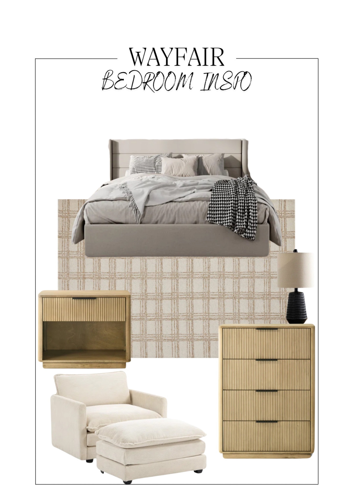 Wayfair Inspired Bedroom - Neutral + Modern

#LTKStyleTip #LTKHome
