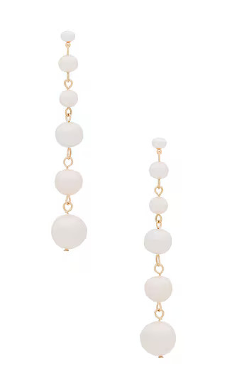 Favorite Multi Freshwater Pearl Linear Earrings in Pearl

              
    
        
        
 ... | Revolve Clothing (Global)