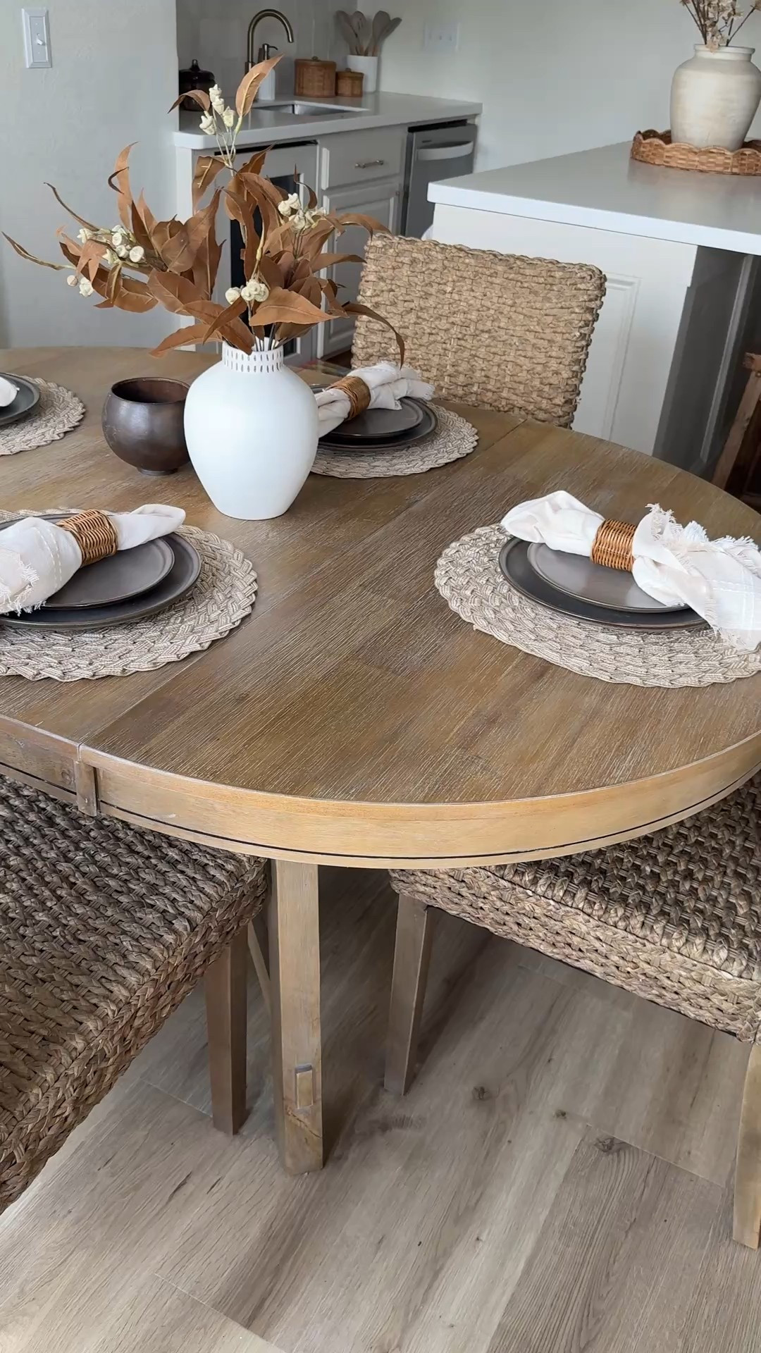 Obsessed with this designer dupe table!!! The price is soooo good right now!!!! Under $350. Such a steal!!! 

Dining table, oval dining table, round dining table, dinnerware, tableware, table scape

*chairs are discontinued sadly*

#LTKHome #LTKSaleAlert