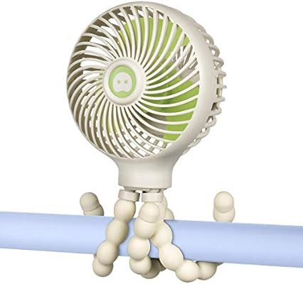 WiHoo Mini Handheld Stroller Fan,2600mAh Personal Portable Car Seat Baby Fan with Flexible Tripod... | Amazon (US)