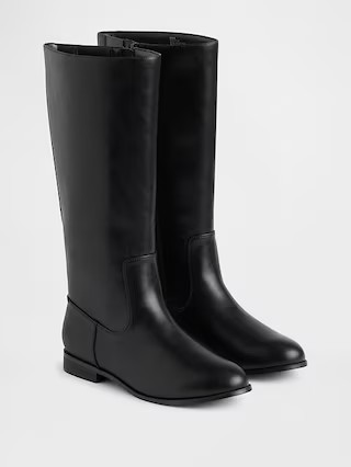 Vegan Leather Riding Boots | Gap (US)