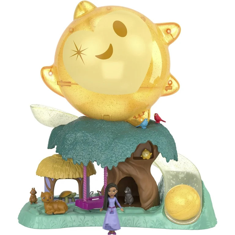 Disney’s Wish Magical Star Playset with Asha of Rosas Mini Doll & 7 Surprise Wish Orbs | Walmart (US)