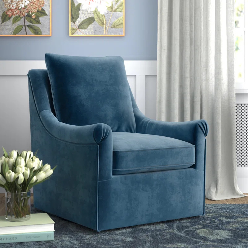 Franklin Square 28.54'' Wide Swivel Armchair | Wayfair North America