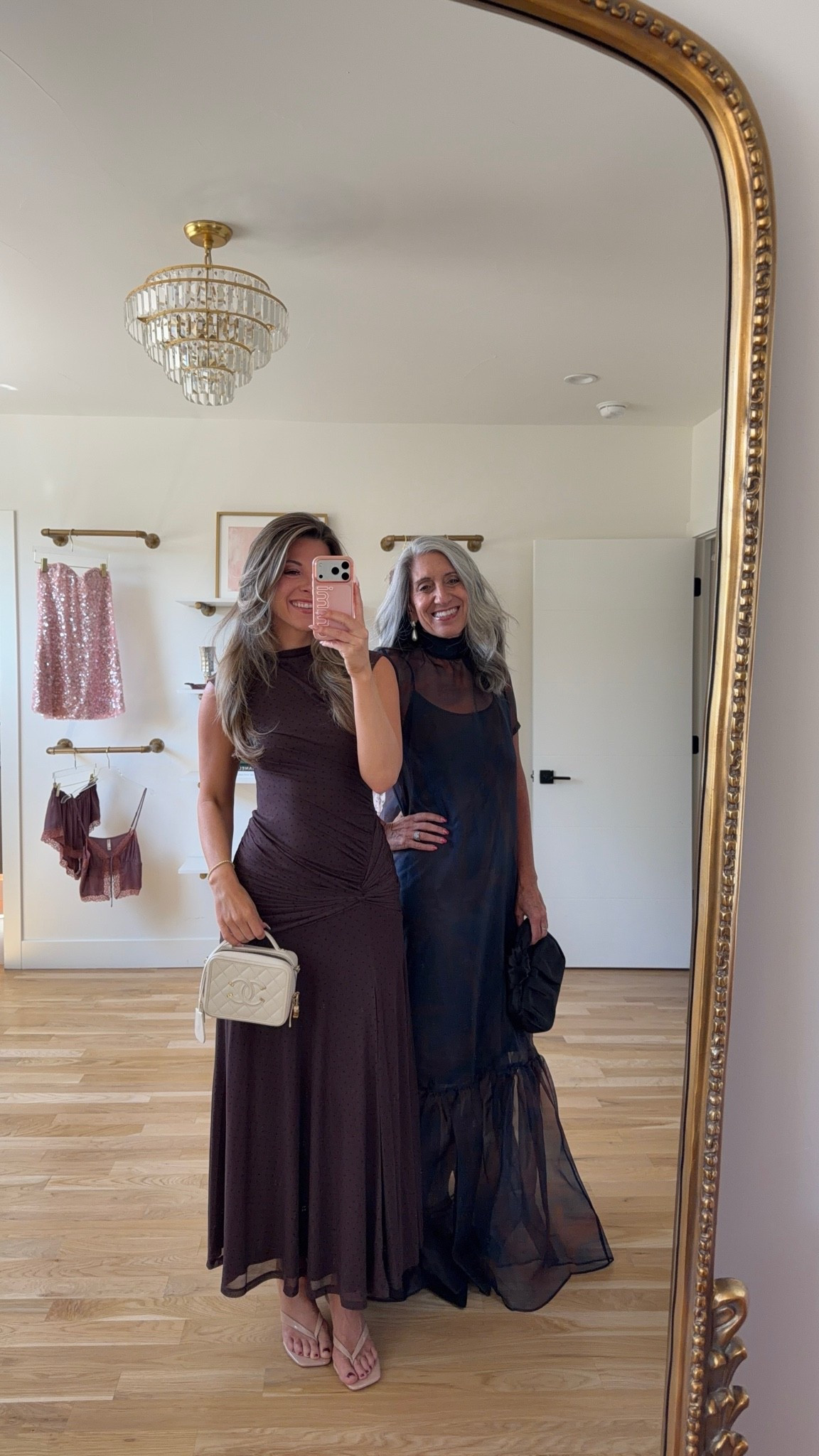 nordstrom anniversary sale summer to fall 
brown mesh dress with dot texture and ruched waist, sheer navy tiered maxi dress with a mock neck 🍂

i'm 5'4" and typically wear a small/2 

mom is 5'4" and typically wears a medium/6

electric picks: emerson20

fall outfits, fall dresses, autumn outfits, sweater dresses, midi dresses, long sleeve dresses, casual outfits, thanksgiving outfits, family photo outfits, date night outfits, work outfits, fall fashion, autumn fashion, cozy outfits, transitional outfits, neutral outfits, everyday outfits, weekend outfits, women’s fashion, affordable dresses, skort outfits, athletic skorts, casual skort outfits, summer skort outfits, amazon skorts, everyday skort outfits, mom & me outfits, mom & me dresses, matching outfits, mother daughter outfits, family photo outfits

#LTKSaleAlert #LTKSeasonal #LTKgrwm