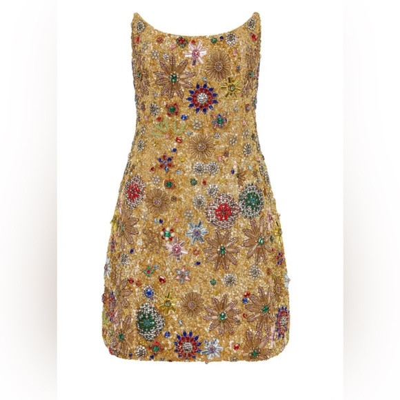 Rachel Gilbert Francesca Strapless Star Mini Dress | Poshmark