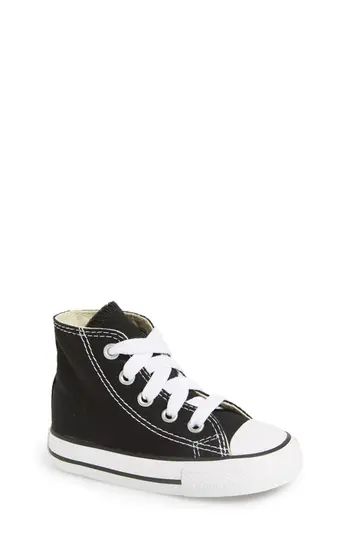 Infant Converse All Star High Top Sneaker, Size 2 M - Black | Nordstrom