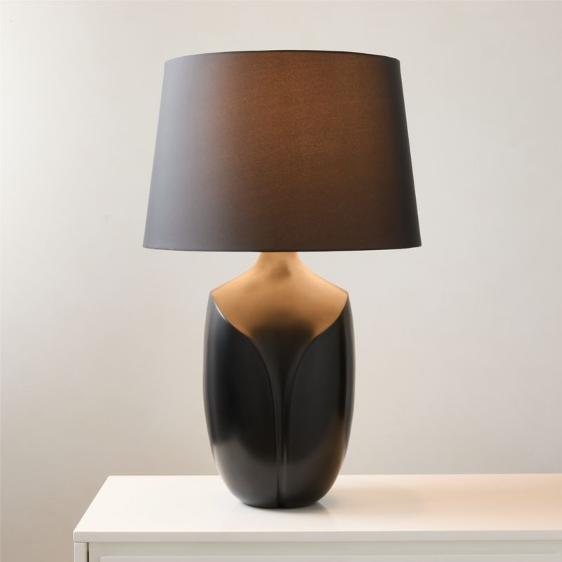 Susan Oversized Black Table Lamp + Reviews | CB2 | CB2