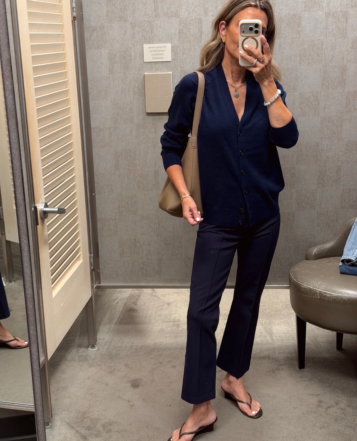 Nsale items in stock now! Cashmere Cardi, sz S, pants TTS I’m 5’6”