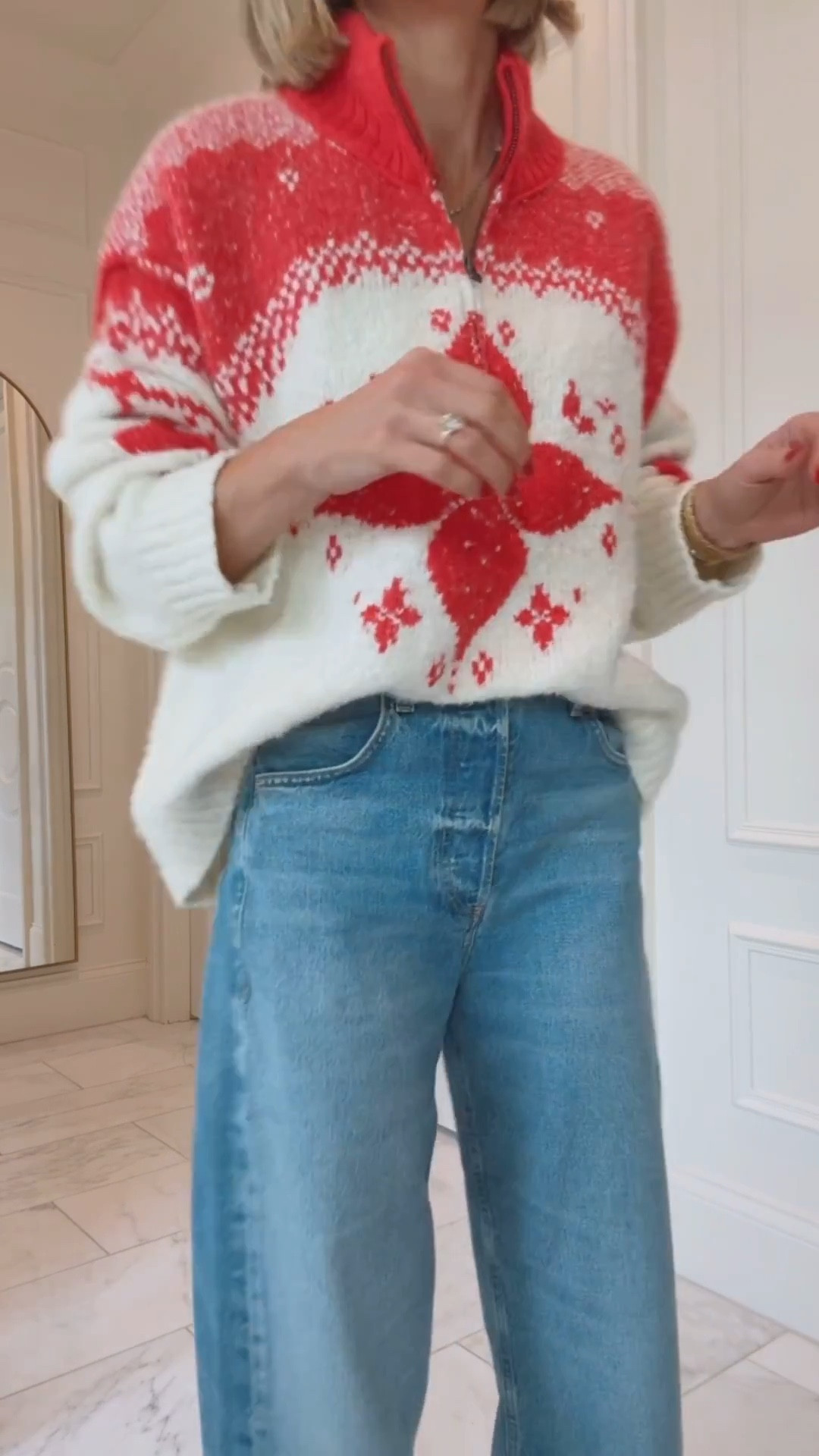 Cute casual holiday outfit - I'm wearing size small 

#LTKHoliday #LTKootd