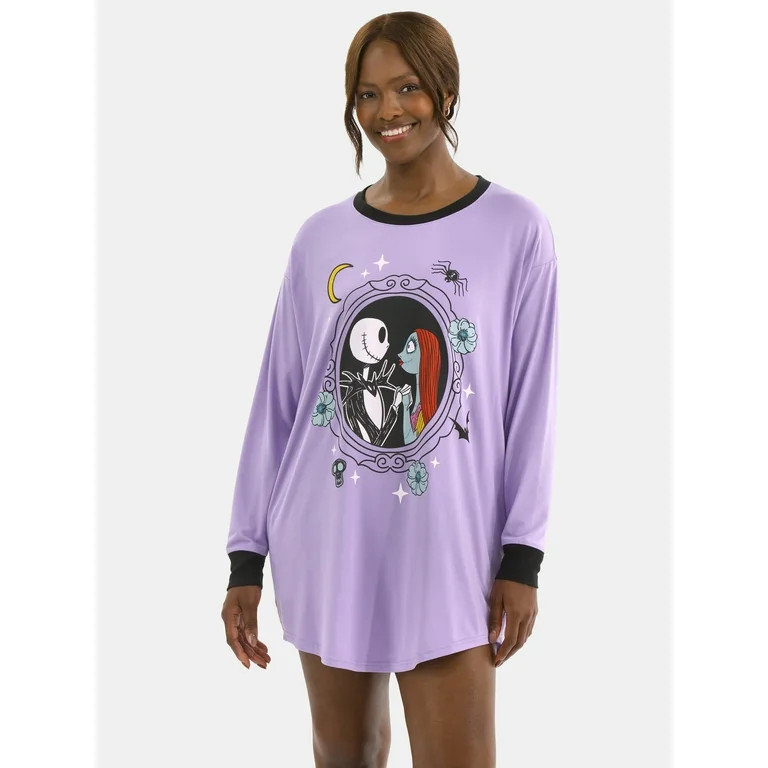 Disney's Nightmare Before Christmas Women's Sleepshirt, Sizes XS-3X | Walmart (US)