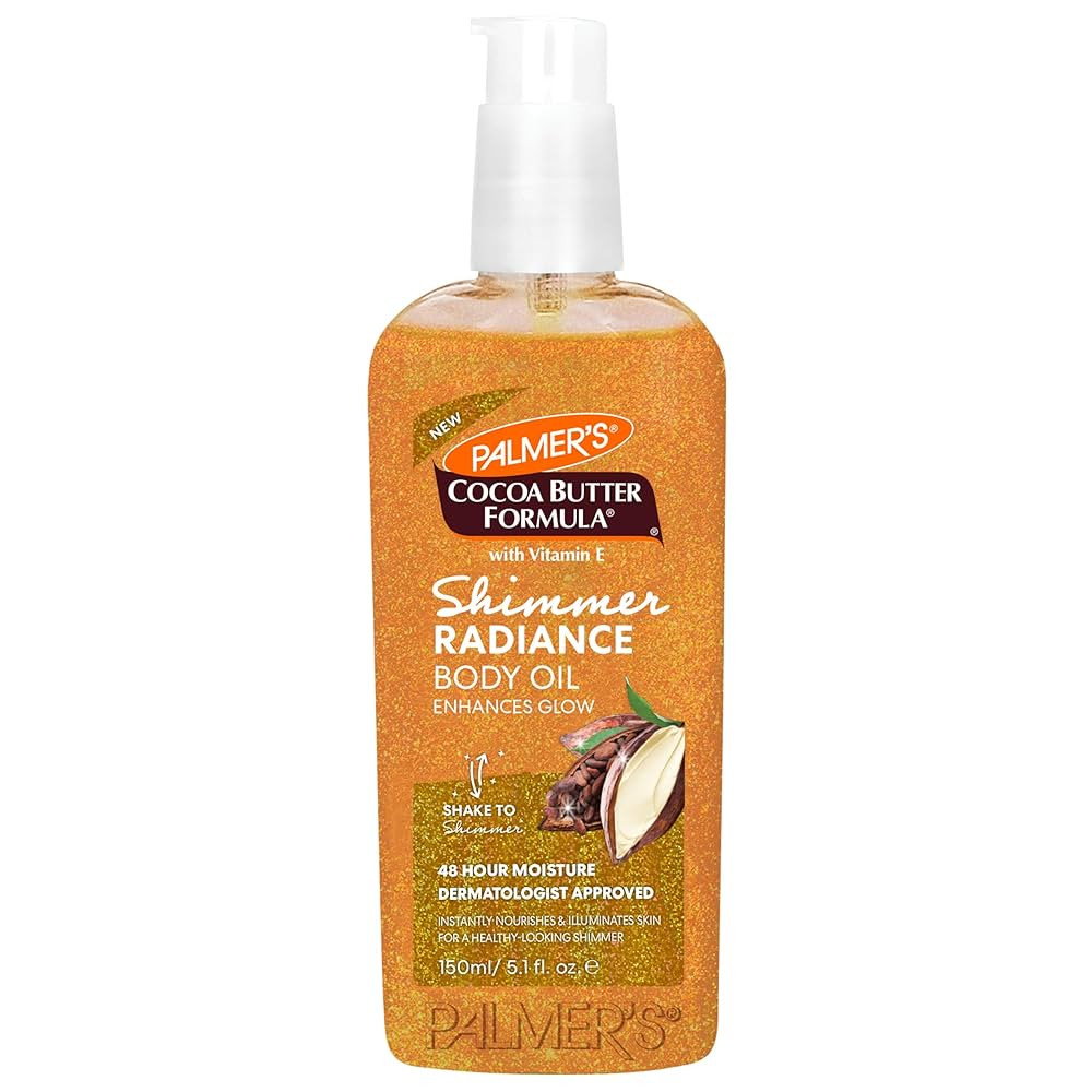 Palmer's Cocoa Butter Formula Shimmer Body Oil with Vitamin E, 5.1 Fl Oz, Radiance Body Oil for G... | Amazon (US)