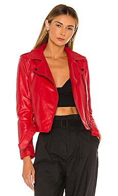 superdown Kailey Moto Jacket in Red from Revolve.com | Revolve Clothing (Global)