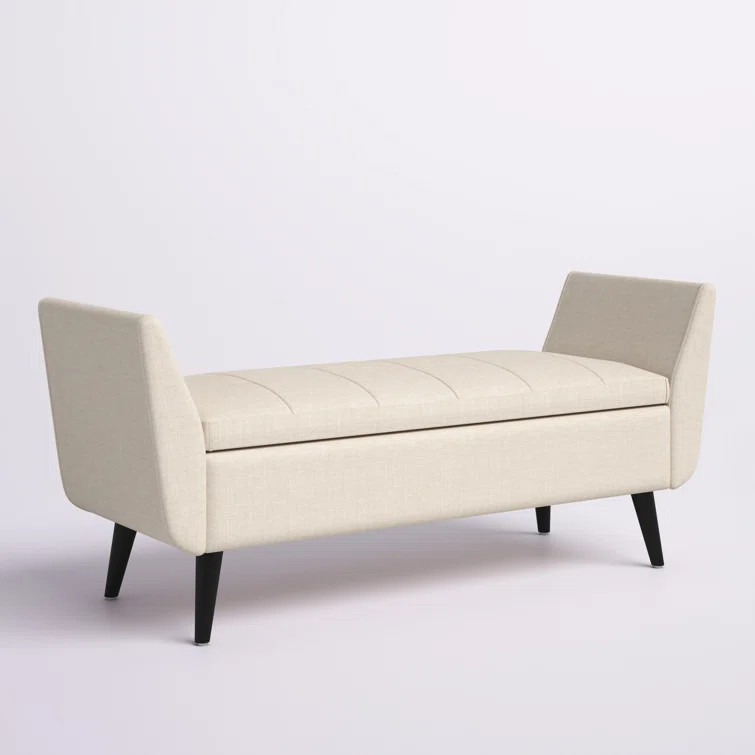Huxley Polyester Upholstered Storage Bench | Wayfair North America