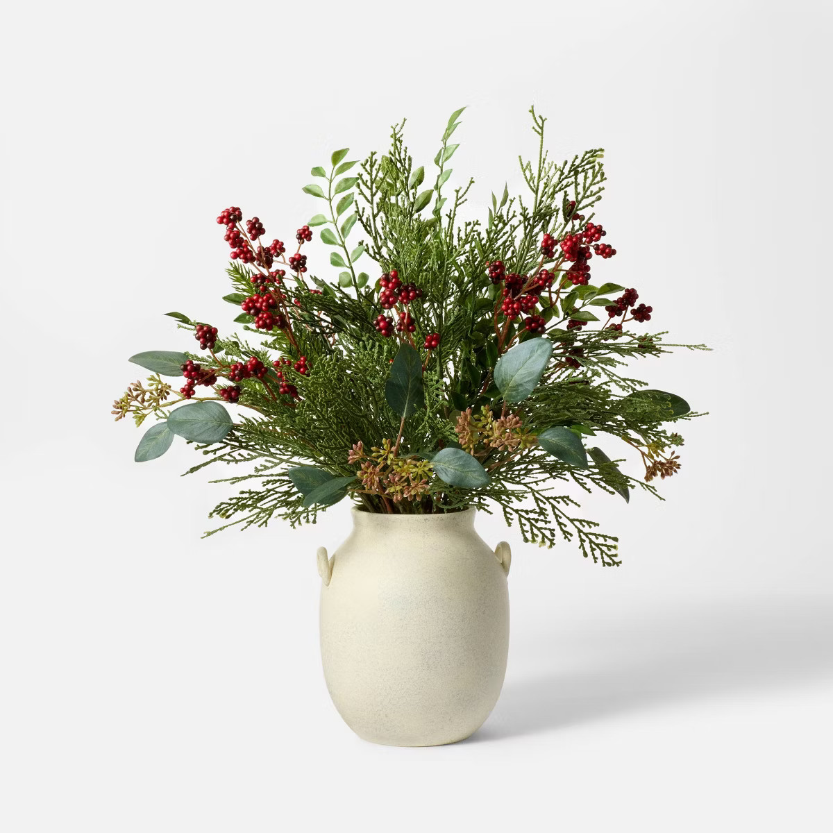 Red Berry Holiday Artificial Arrangement - Threshold™ designed with Studio McGee | Target