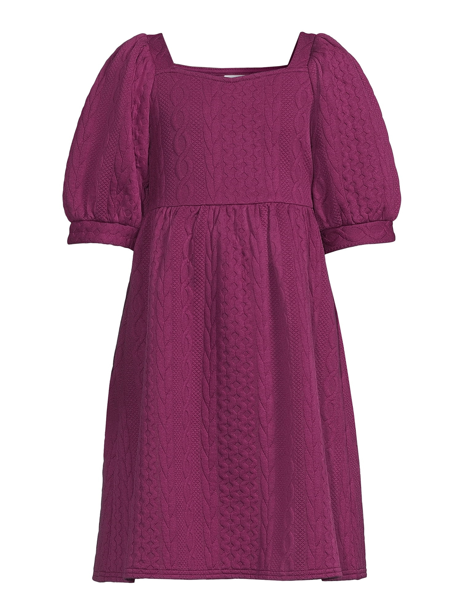 Wonder Nation Girls Babydoll Dress, Sizes 4-18 & Plus | Walmart (US)