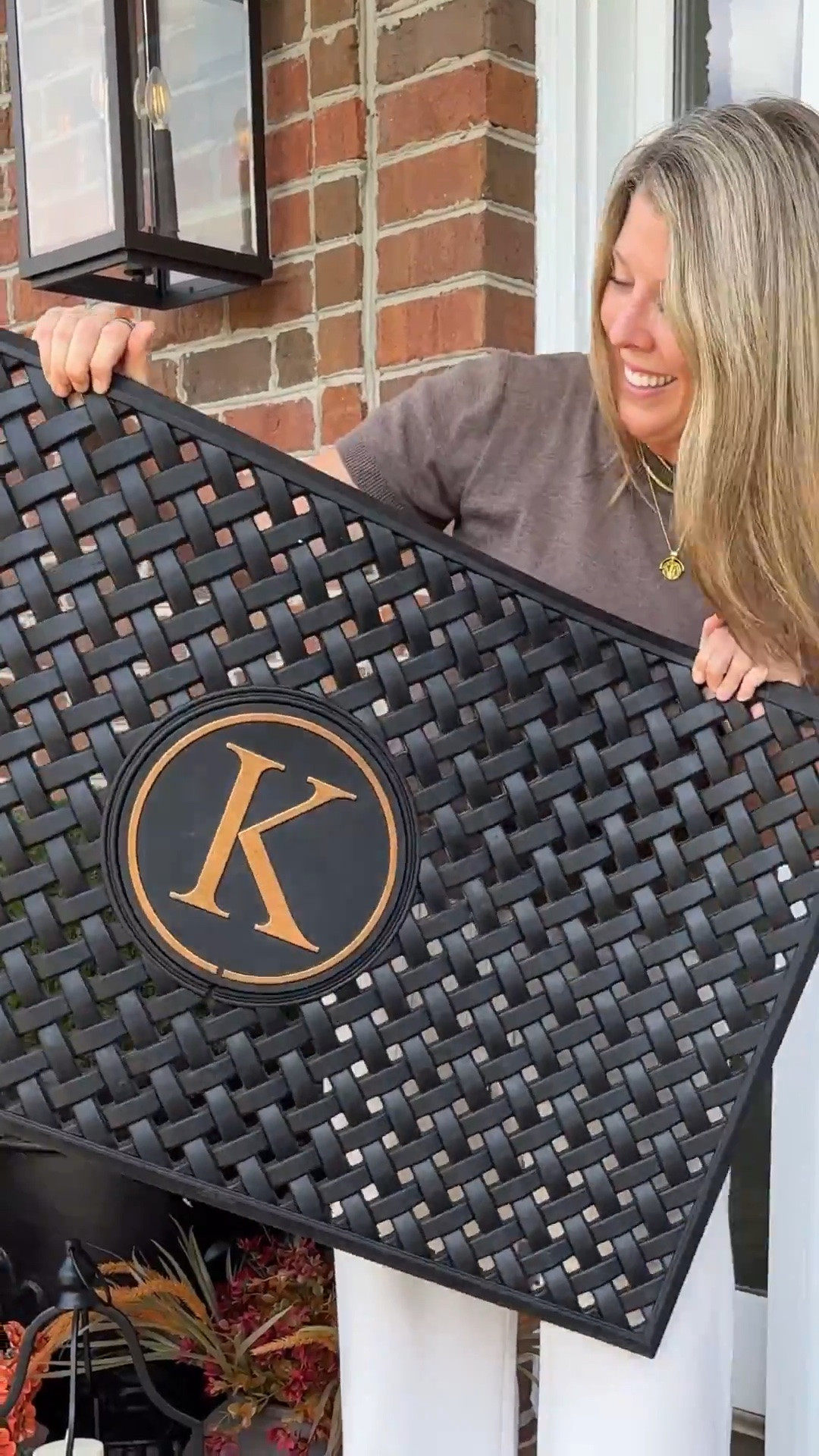 A heavy rubber doormat that won’t blow away! Perfect for your fall porch!

#LTKHome #LTKdayinmylife #LTKSaleAlert