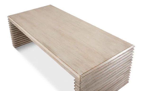 Stacked Cocktail Table  Stone Grey | Scout & Nimble