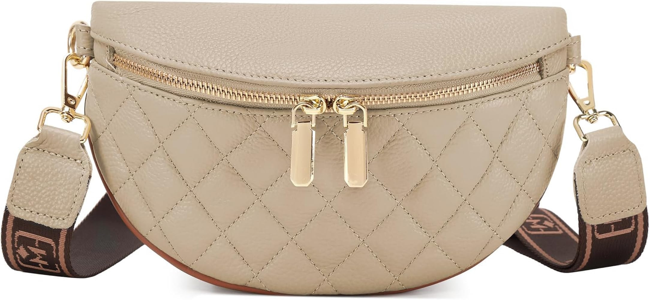 Eslcorri Small Crossbody Sling Bag for Women Trendy - Fanny Packs Leather Chest Belt Bum Bag Anti... | Amazon (US)