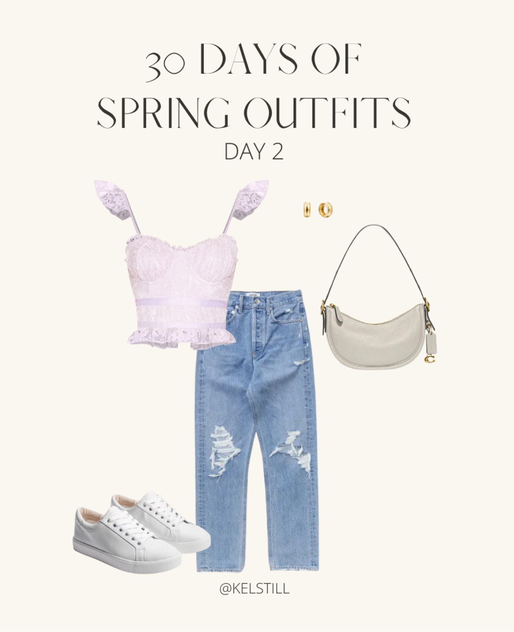 this lavender top is the cutest pop of color #30daysofspringoutfits #springoutfits #outfitinspo

#LTKstyletip #LTKSeasonal