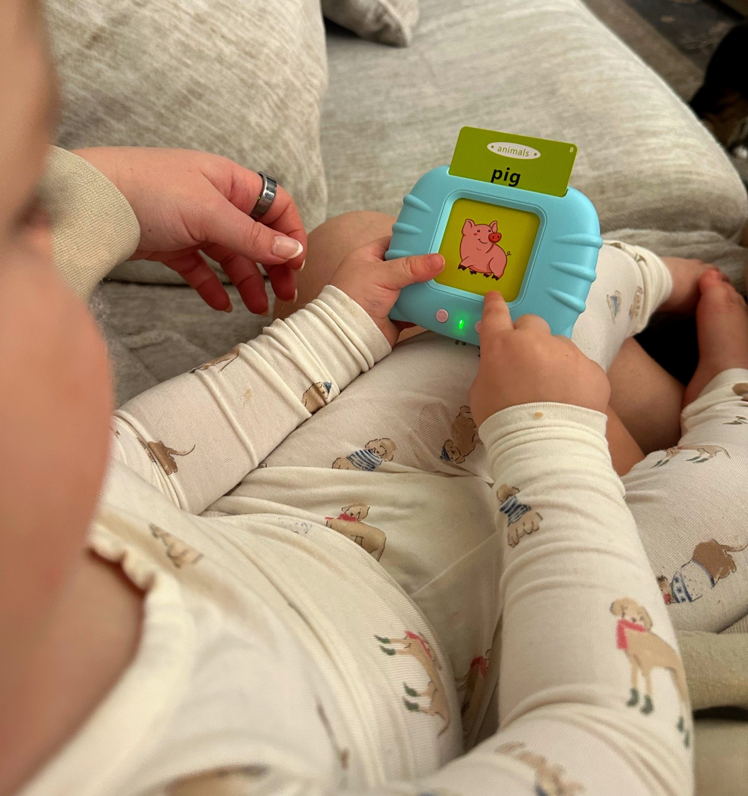 These flash cards are our new favorite way to learn new words and sounds! Super easy for them to use, and on sale right now for under $12 through Amazon Prime! (Make you you check the coupon box 🩷)

#LTKmomlife #LTKKids #LTKBaby